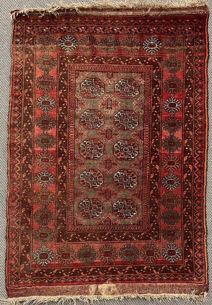 Vintage Bokhara Rug Image 1++
