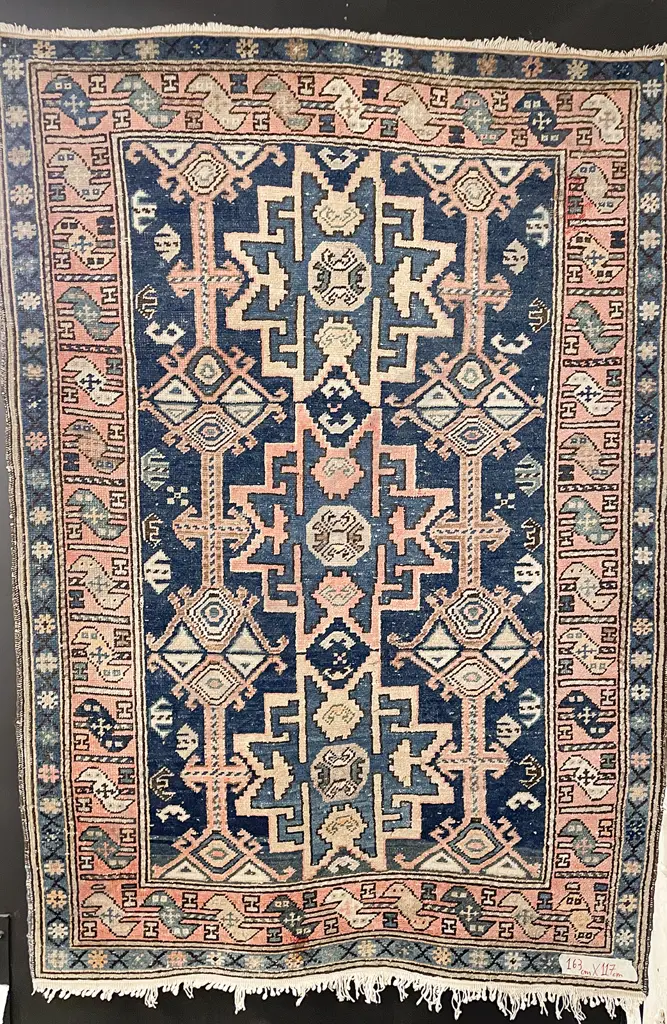 Vintage Caucasian Rug Image 1++