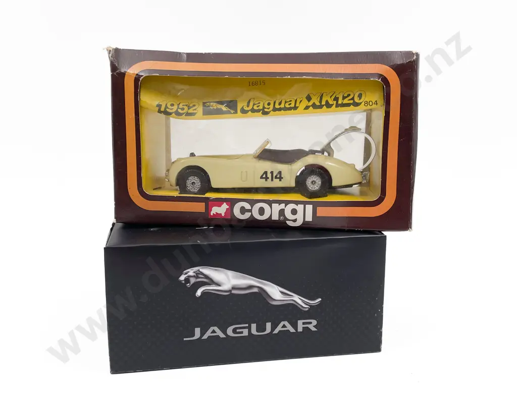 Boxed Corgi Model Car together with Jaguar Model Car Image 1++