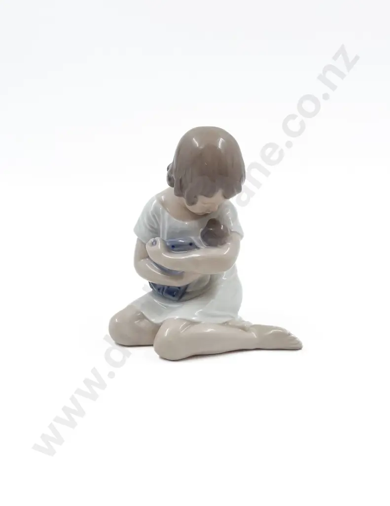 Royal Copenhagen Figure of Child and Baby Image 1++