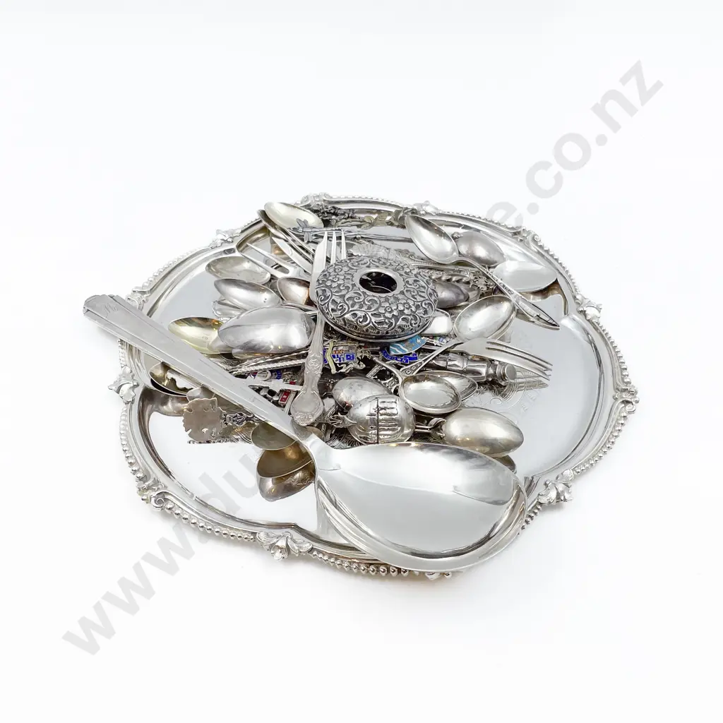 Quantity of Assorted S/S and Plated Cutlery etc Image 1++