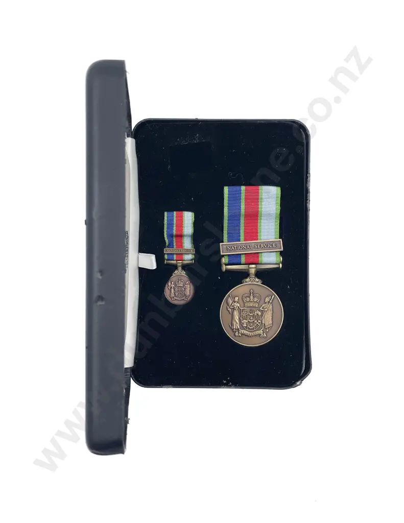 Box NZ Service Defence Service Medals Image 1++