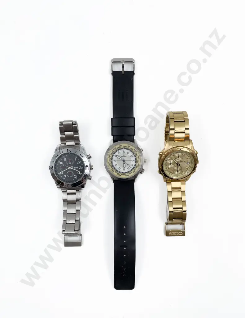 Three Assorted Wrist Watches Image 1++