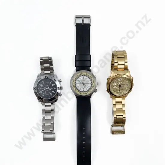 Three Assorted Wrist Watches