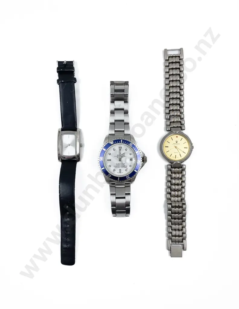 Two Faux Rolex Wrist Watches and Other Image 1++