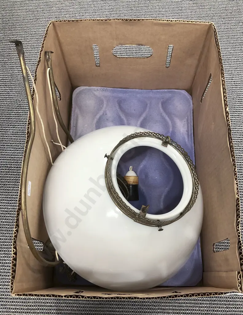Two Assorted Kerosene Lamps with Rise and Fall Lamp Image 1++