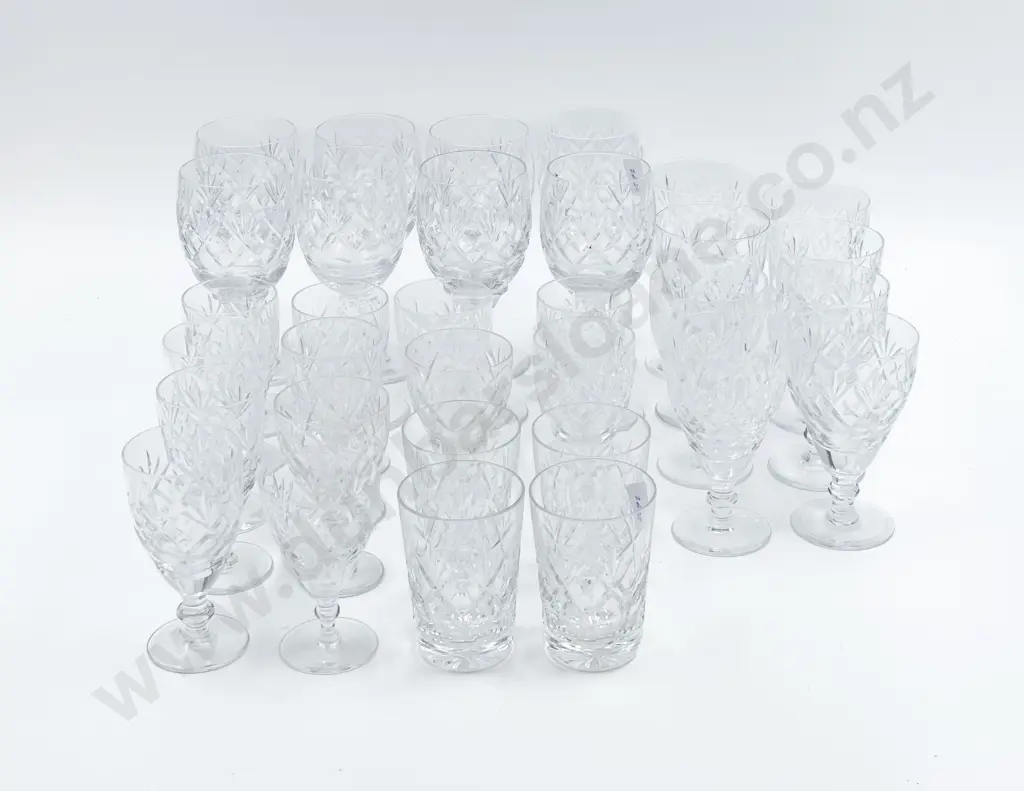 Qty of Assorted Webb Corbett Crystal (32) Image 1++