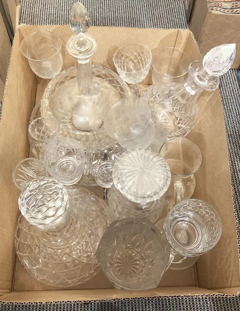 Quantity of Assorted Crystal Including Decanters etc Image 1++