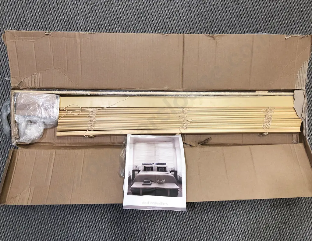 Boxed as New Wood Venetian Blinds Image 1++
