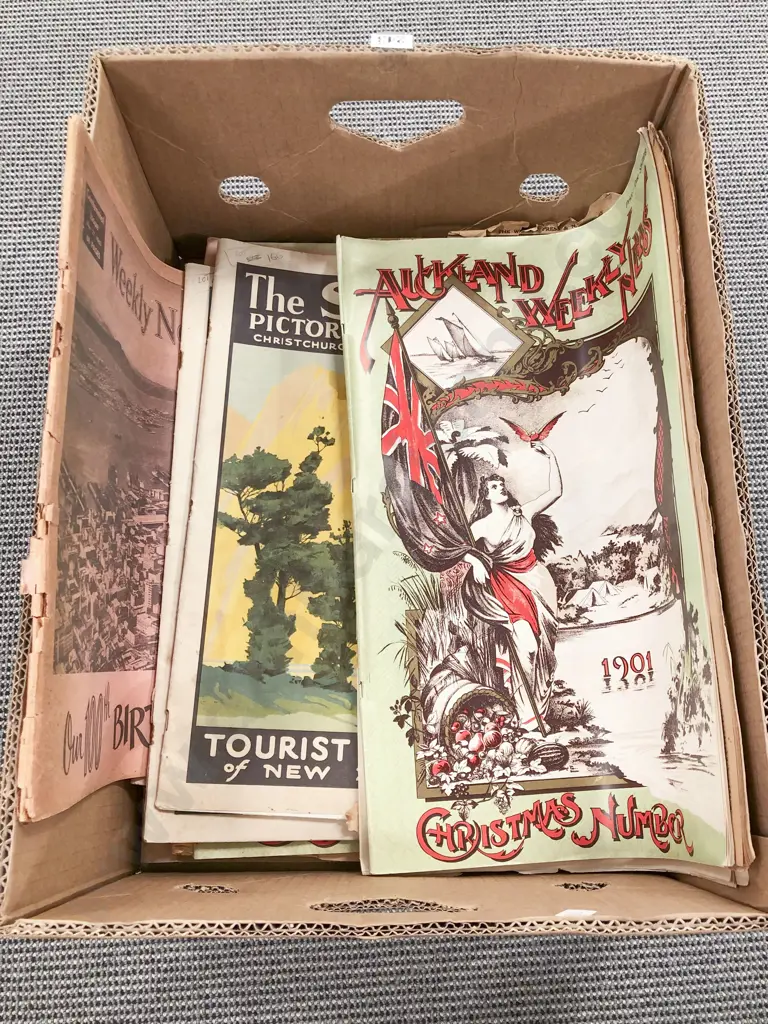 Box of Assorted Vintage Annuals Image 1++