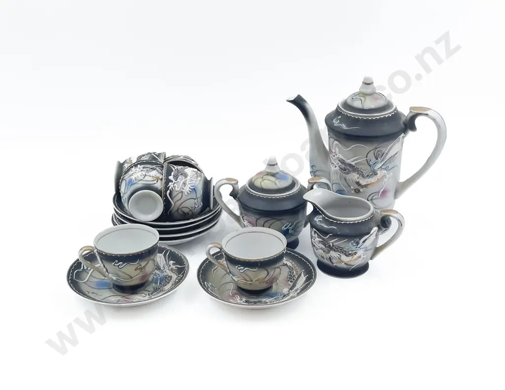 Dragon Decorated Part Tea Set Image 1++