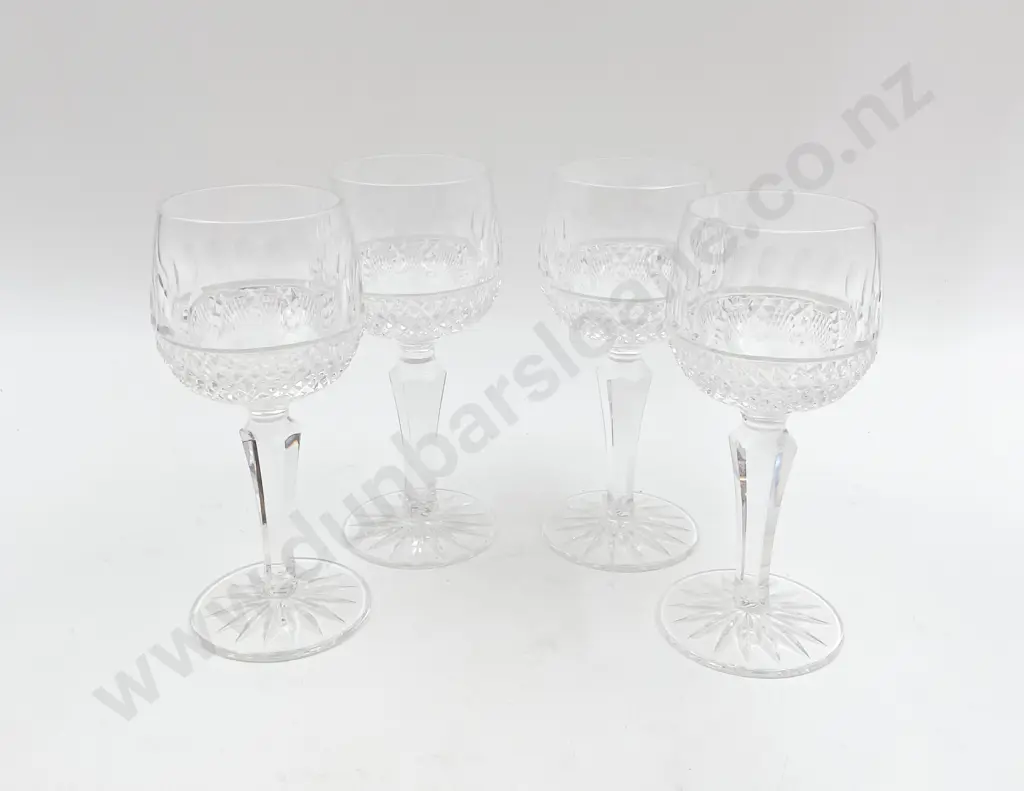 Four Waterford Wine Goblets Image 1++
