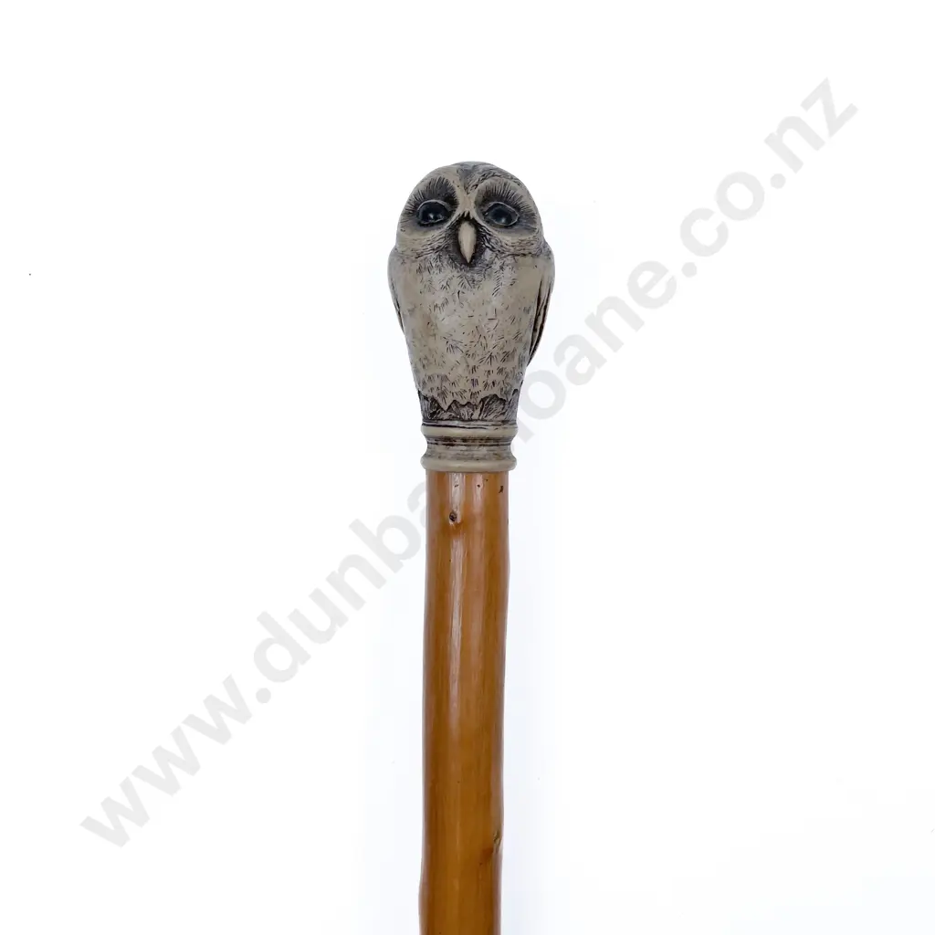 Walking Cane with Owl Form Handle Image 1++