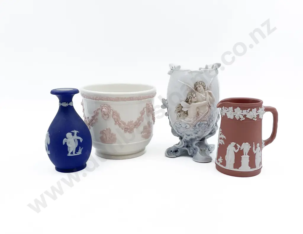 Three Pieces of Wedgwood and Other Image 1++