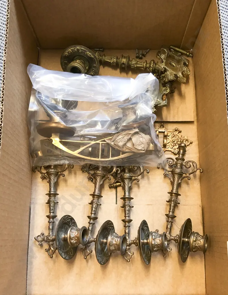 Box of Assorted Candle Holder Wall Sconces Image 1++