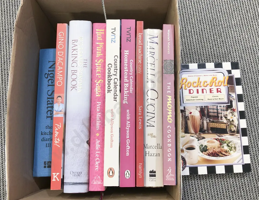 Box of Assorted Cookbooks Image 1++