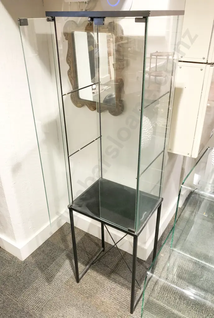 Slender Glass Display Cabinet Image 1++