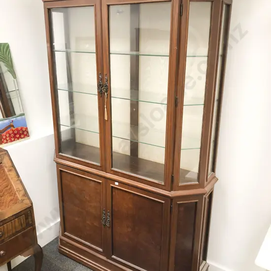 Mahogany Glazed China Cabinet