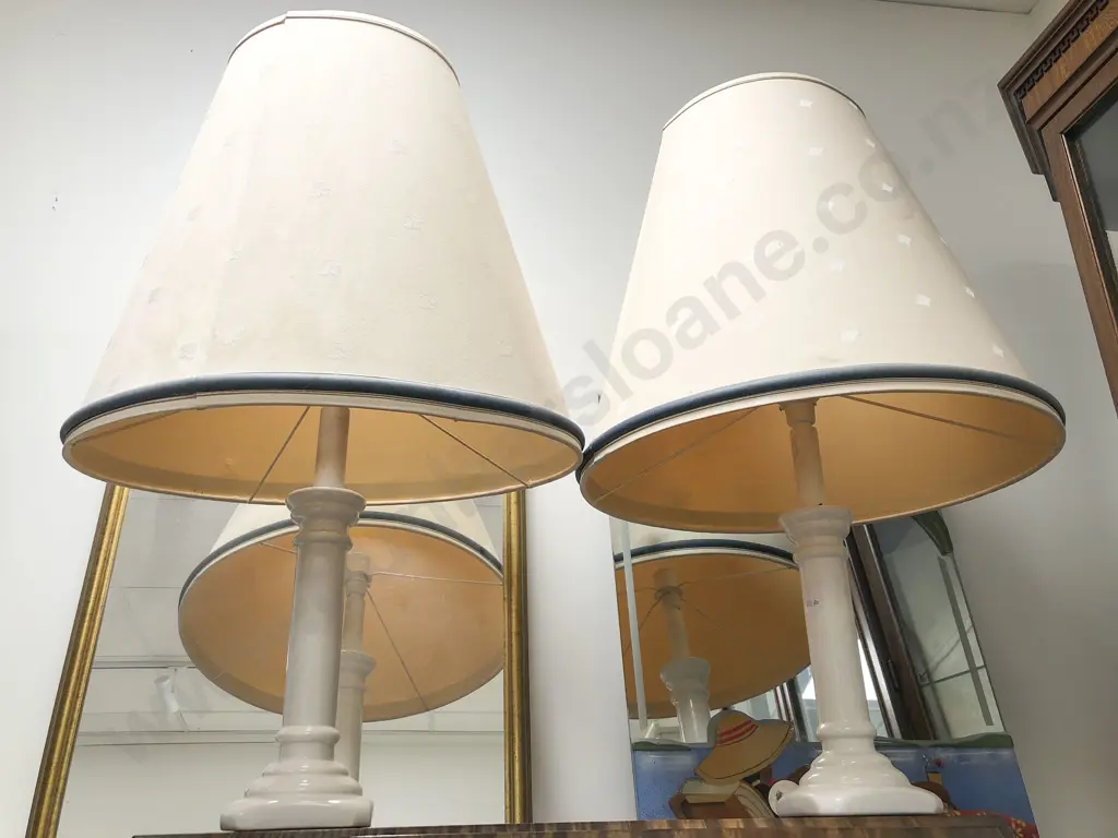 Pair of Modern Table Lamps Image 1++