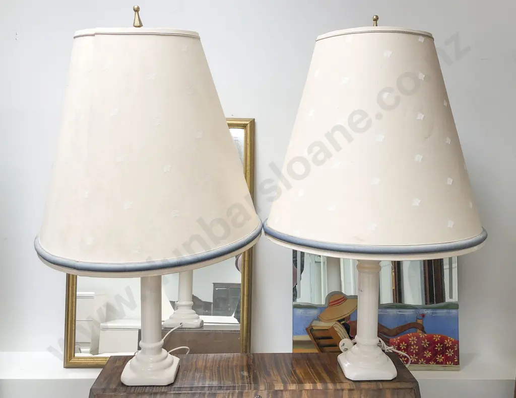 Pair of Modern Table Lamps Image 1++