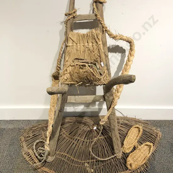 Rustic Peasant Wicker Carrying Pack