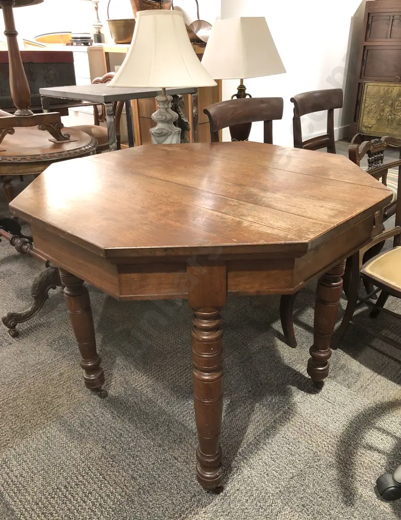 Mahogany Octagonal Centre Table Image 1++