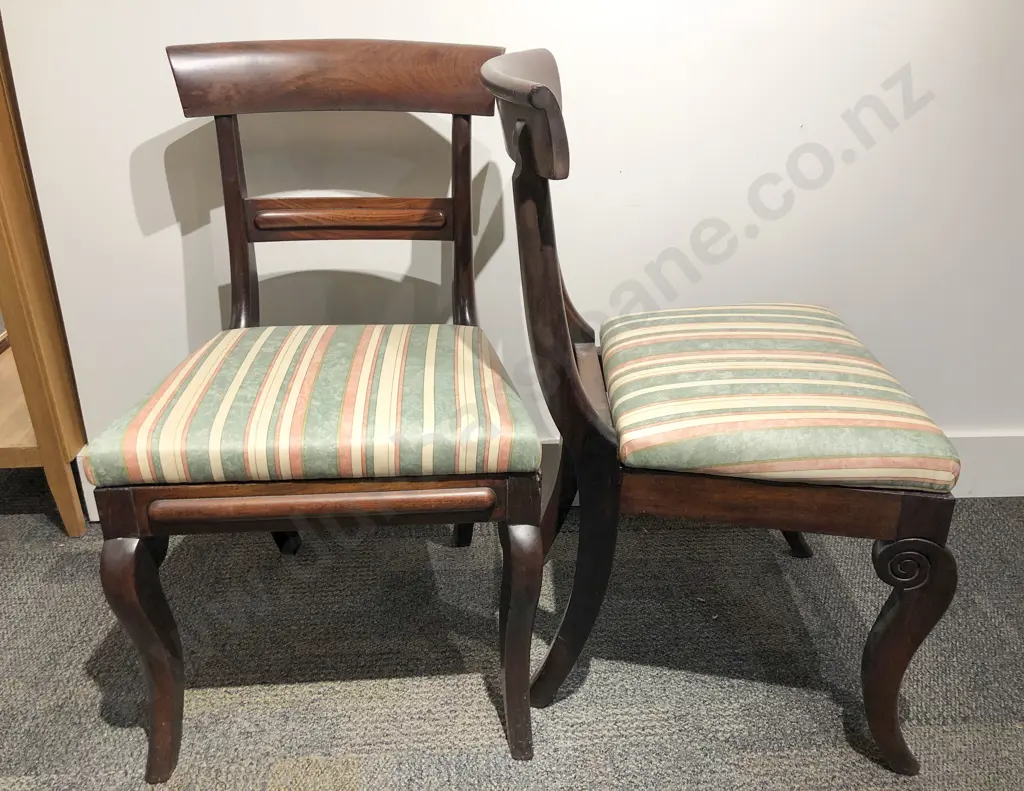 Fine Quality Pair of Wm IV Mahogany Dining Chairs Image 1++