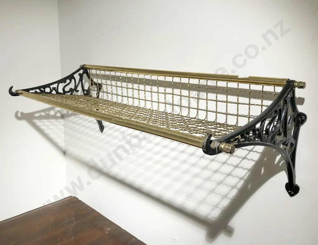 Vintage Railway Luggage Rack Image 1++