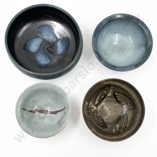 Four Assorted Pottery Bowls