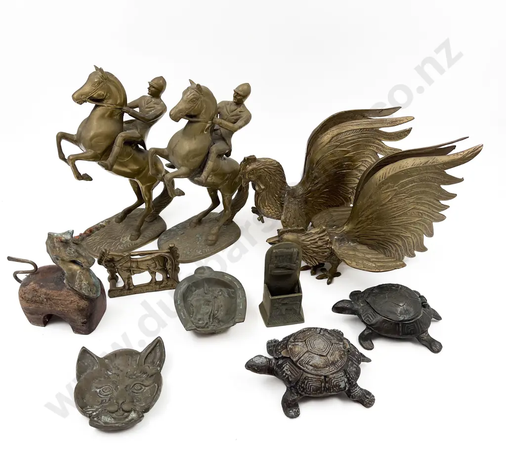 Quantity of Assorted Brass Animal Ornaments etc Image 1++