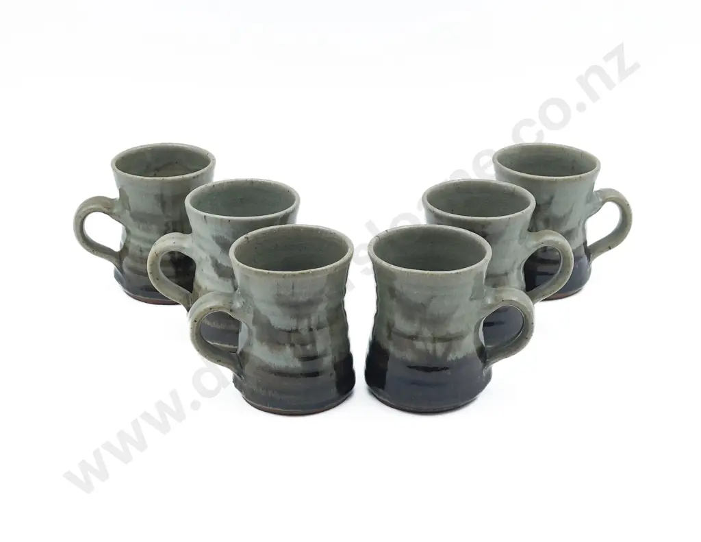 Six Mirek Smisek Pottery Mugs Image 1++