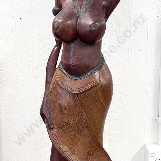 Large Carved African Figure