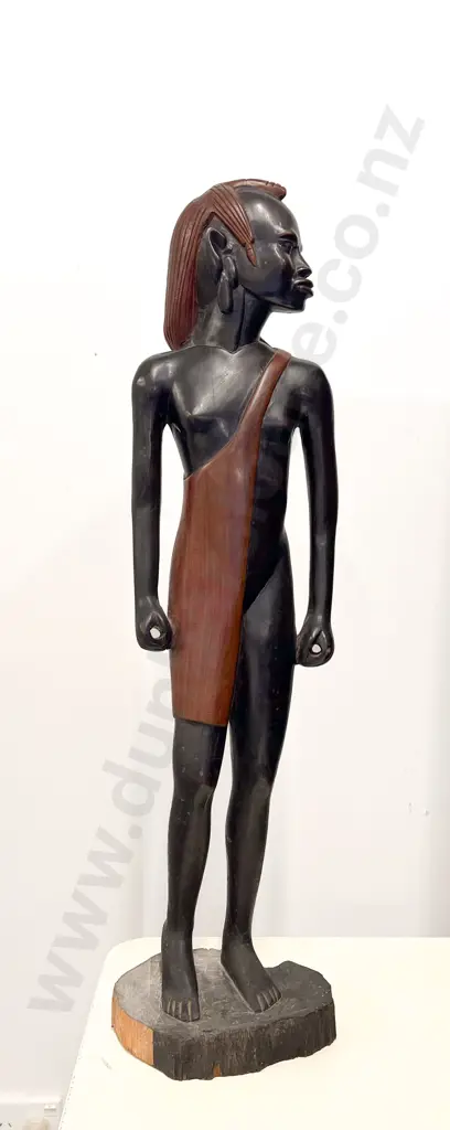 Large Carved African Figure Image 1++