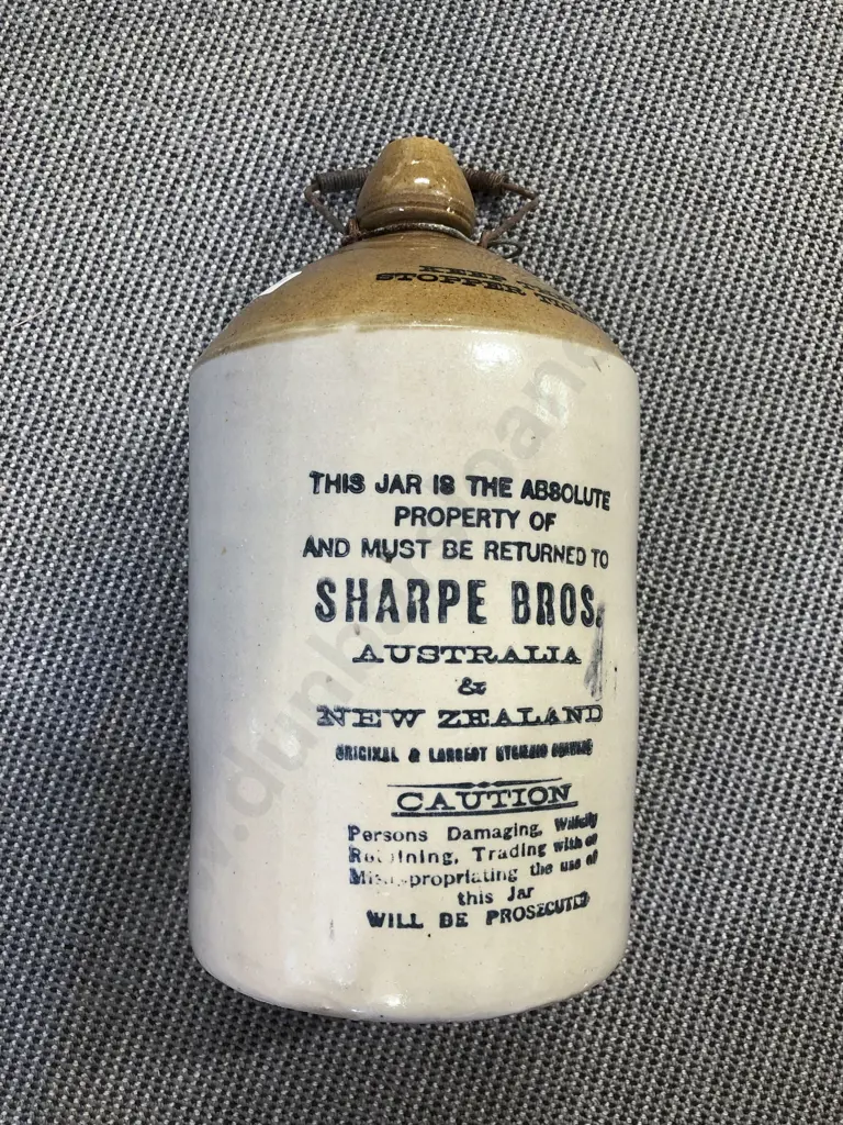 NZ and Australian Stoneware Bottle Image 1++