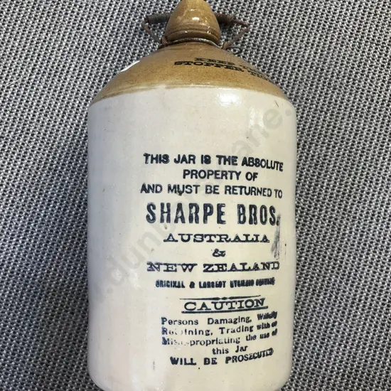 NZ and Australian Stoneware Bottle