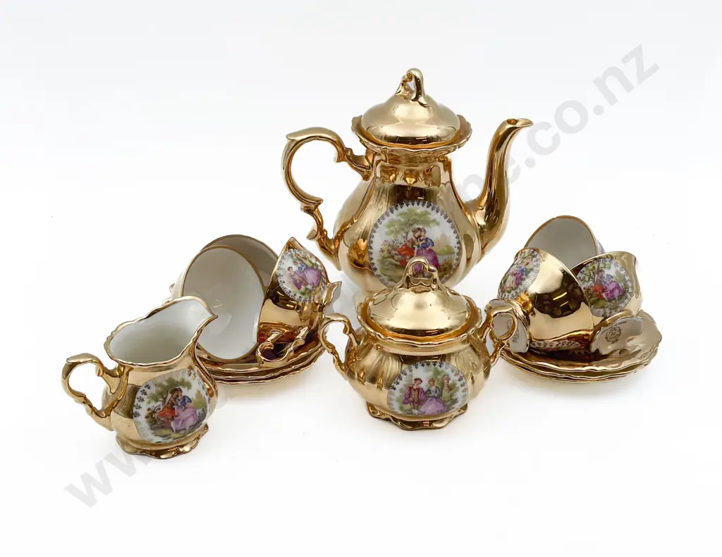 German Fancy China Tea Set Image 1++