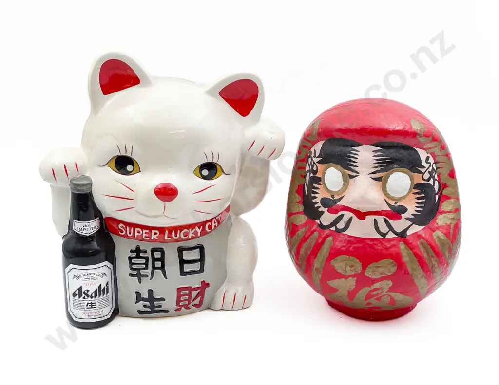 Novelty Sized Asahi Advertising Money Box and Other Image 1++