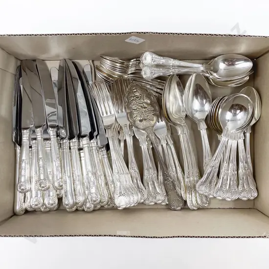 Quantity of Kings Pattern Cutlery