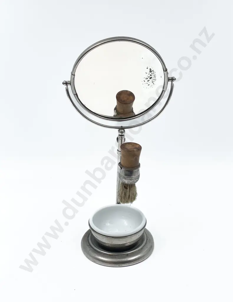 Vintage Mirrored Shaving Stand Image 1++