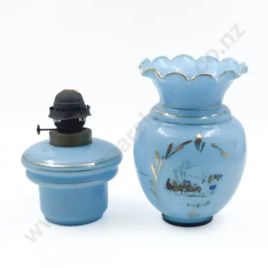 Glass Kerosene Lamp and Shade
