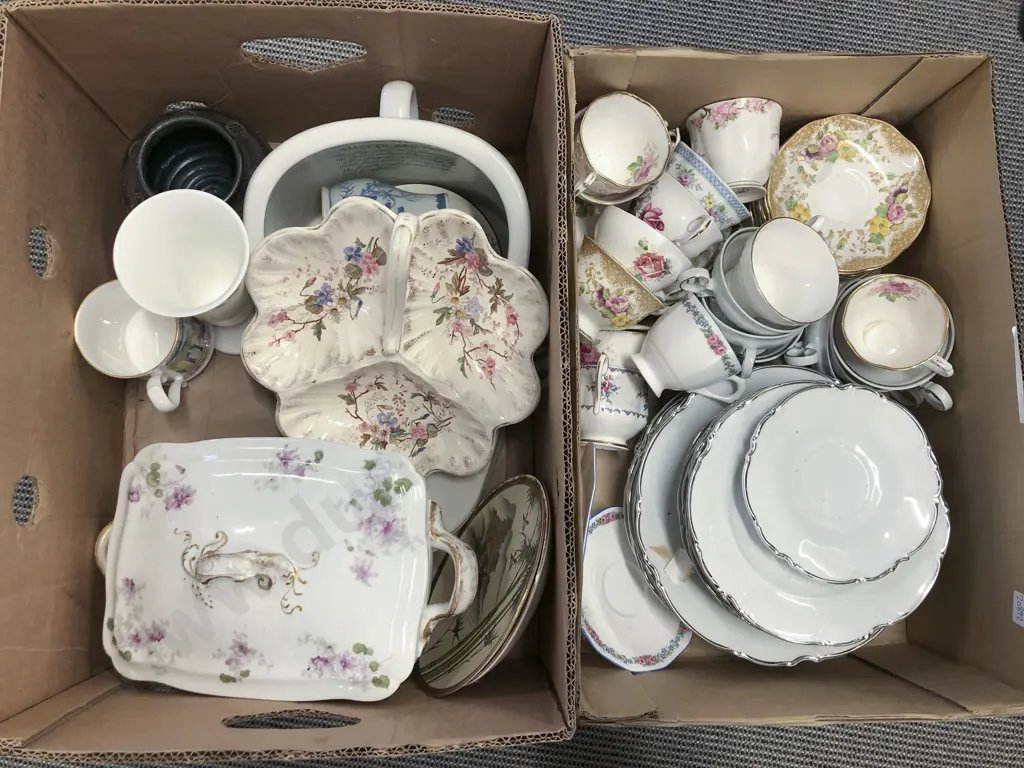 Two Boxes of Assorted China etc Image 1++