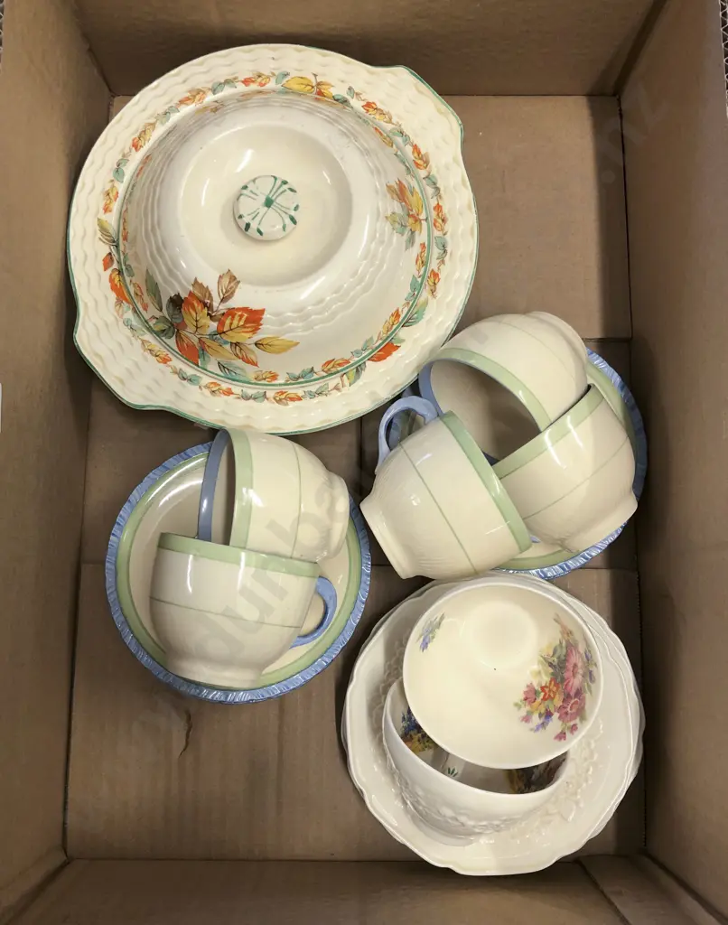 Box of Assorted Fancy China Image 1++