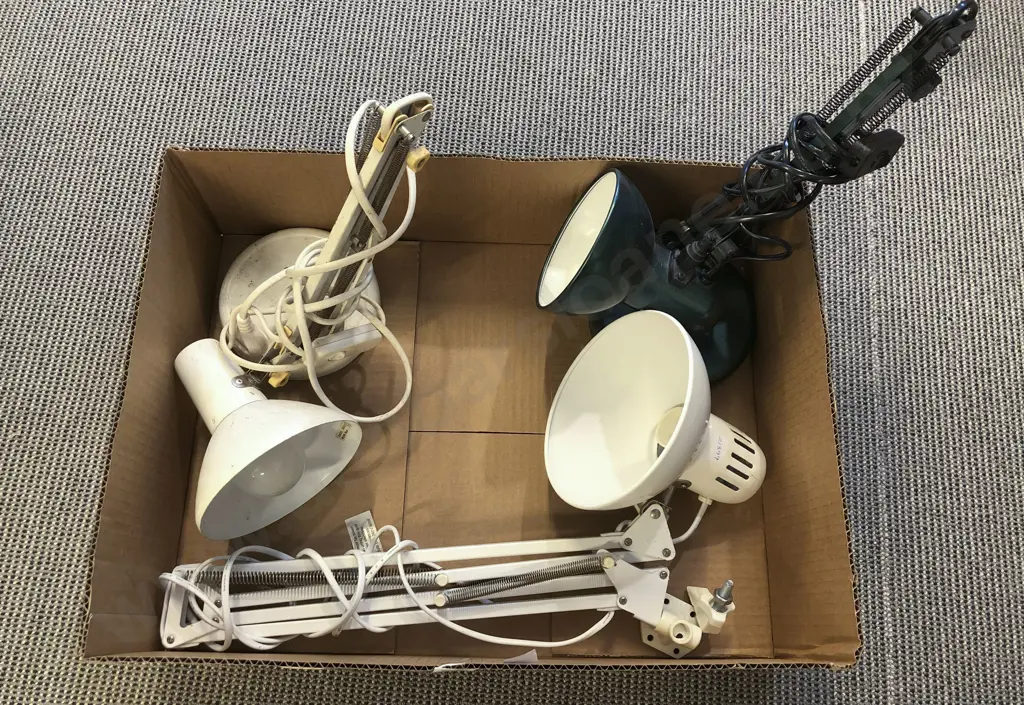 Three Assorted Angle Poise Lamps A/F Image 1++