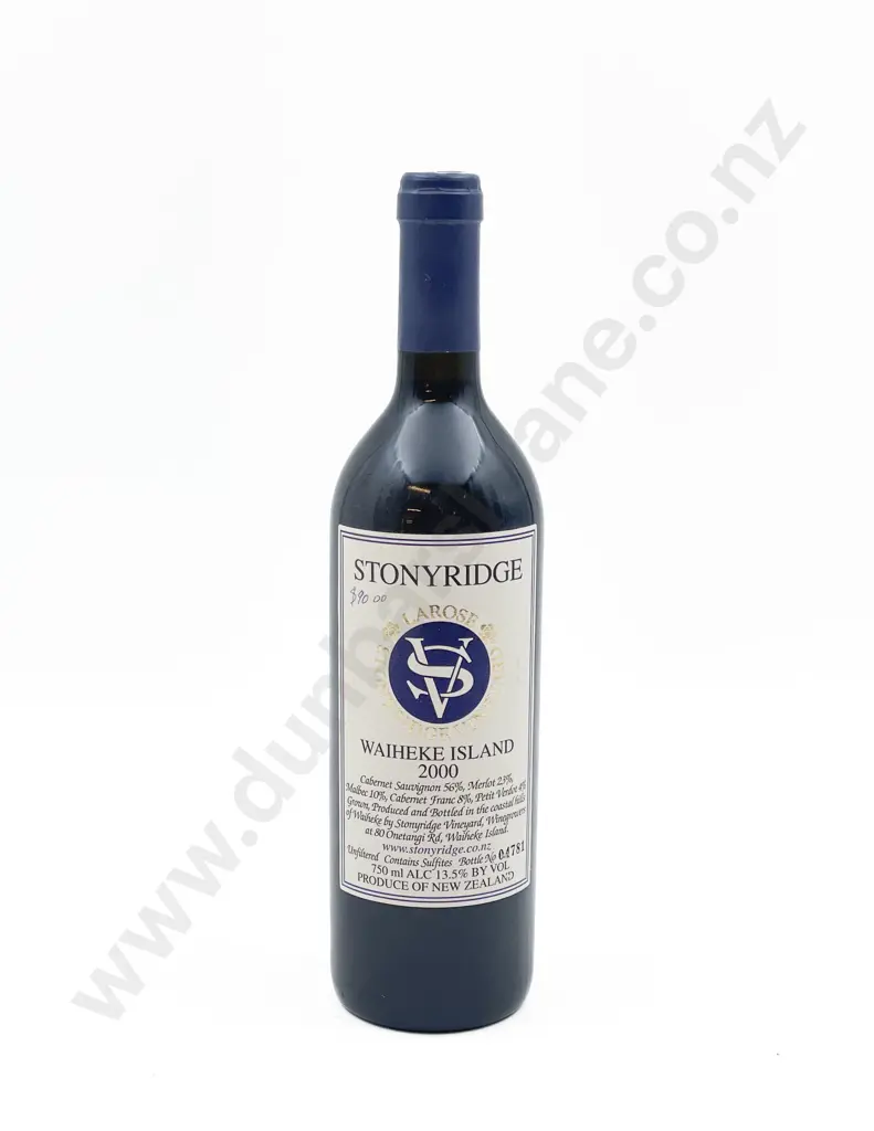 Stonyridge Waiheke Island Red Blend 2000 Image 1++