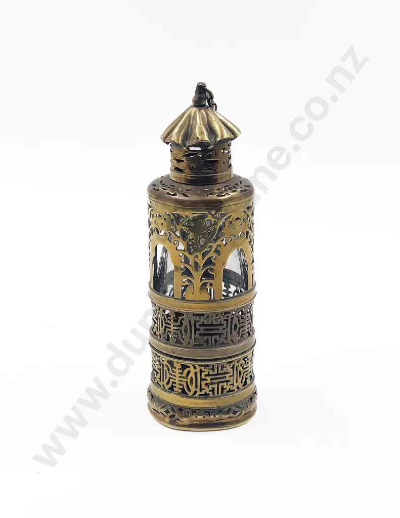 Brass Hanging Candle Lantern Image 1++