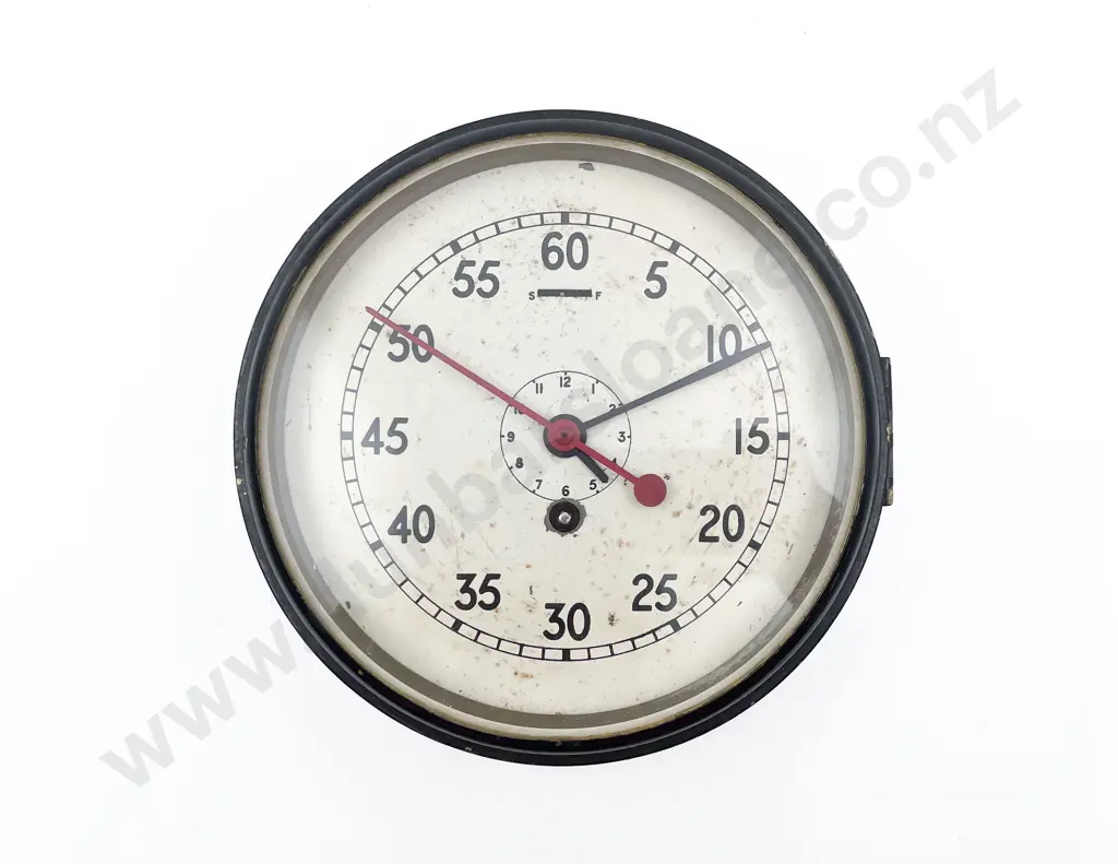 Vintage Nautical Circular Stop Clock Image 1++