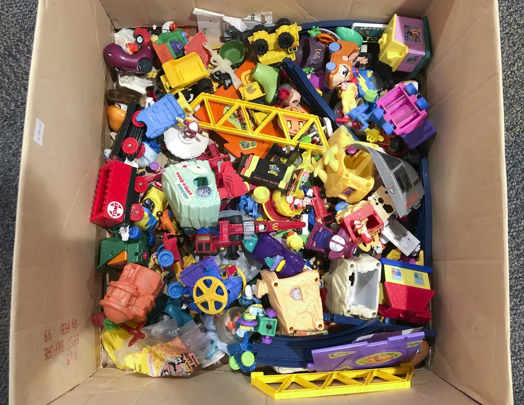 Box of Assorted MacDonald's Toys Image 1++