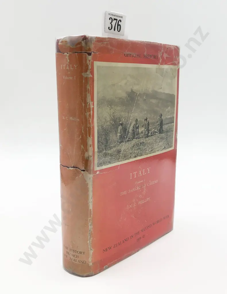 Official History of NZ In The Second World War - Italy Vol.1 by N.C Phillips Image 1++