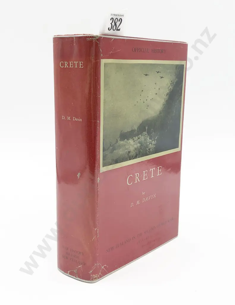 Official History of NZ In The Second World War - Crete by D.M. Davin Image 1++