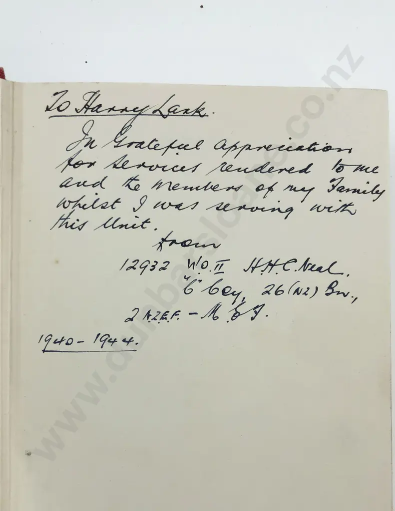 Official History of NZ In The Second World War - 26 Battalion by Frazer D. Norton Image 1++